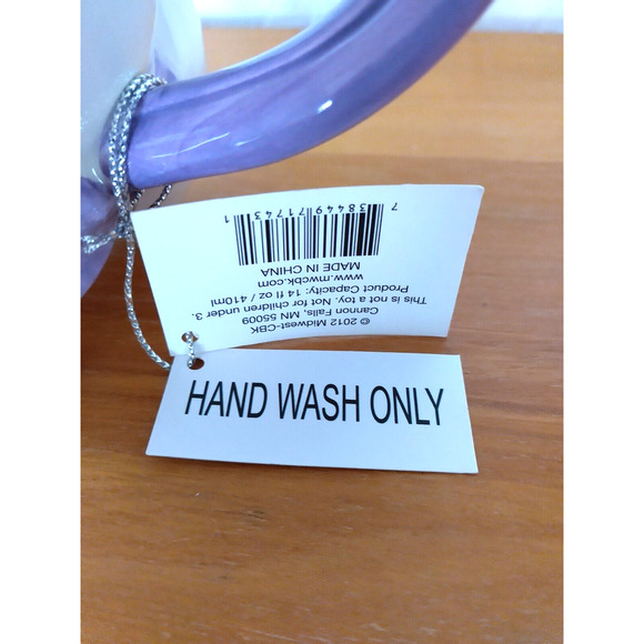 Topsy Turvy Bunny Rabbit 14 Oz. Ceramic Mug 2012 Easter Spring Animal - NWT - Picture 7 of 7